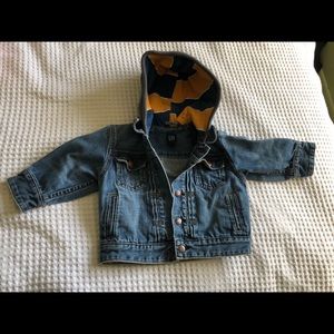 GAP Jean jacket with hood